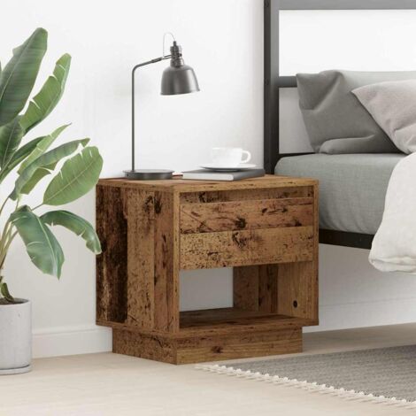 Table de nuit Bois ancien 45 x 34 x 44 cm Bois d'ingénierie vidaXL