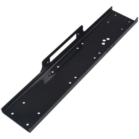 Vidaxl – Plaque de montage 12000 lbs – Acier enduit de poudre – Antirouille et résistante aux intempéries – Compatible avec treuils électriques (1/8)
