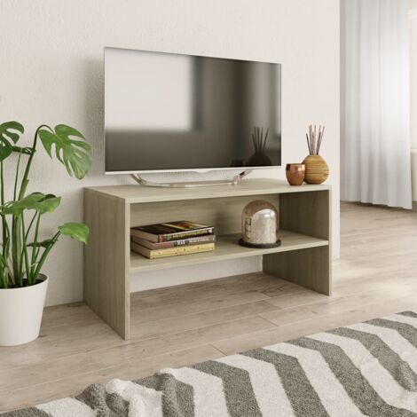 Meuble TV Chêne sonoma 80x40x40 cm Bois d’ingénierie vidaXL