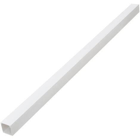 vidaXL Goulotte de câble 60x60 mm 30 m PVC