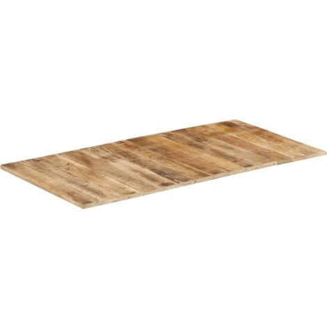 Vidaxl – Dessus de table en bois de manguier massif 120x60 cm – Épaisseur 15-16 mm – Finition polie et vernie – Pour usage commercial
