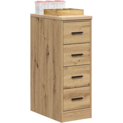 Vidaxl – Armoire d'atelier en bois de pin – 4 tiroirs spacieux – Surface de travail robuste – Rangement sécurisé pour garage et atelier (1/5)