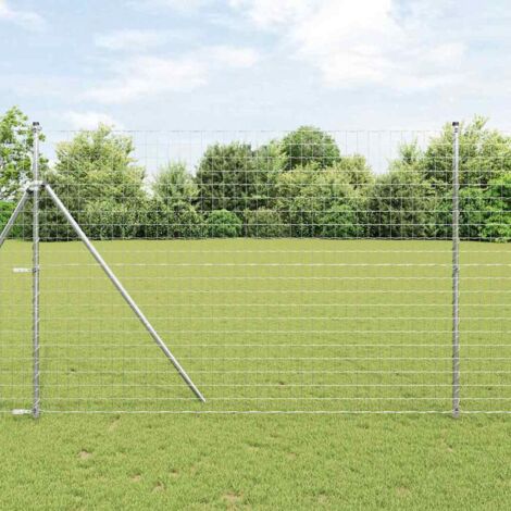 vidaXL Clôture Euro 1,5 x 10 m Fer revêtu de PVC