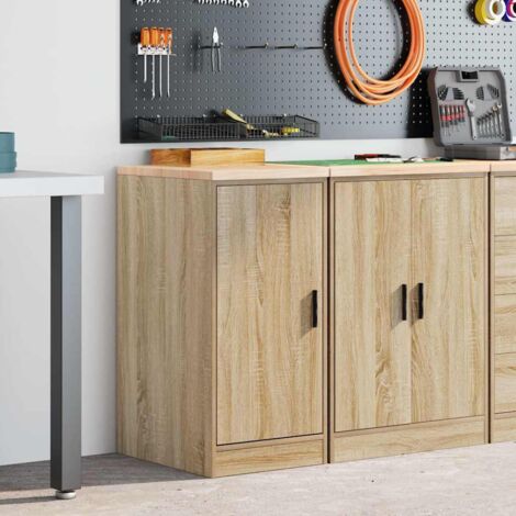 Armoire de rangement de garage chêne sonoma 40x51x85cm bois pin vidaXL