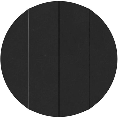 Tapis de piscine Noir Ø 500 cm Géotextile en polyester vidaXL (1/5)