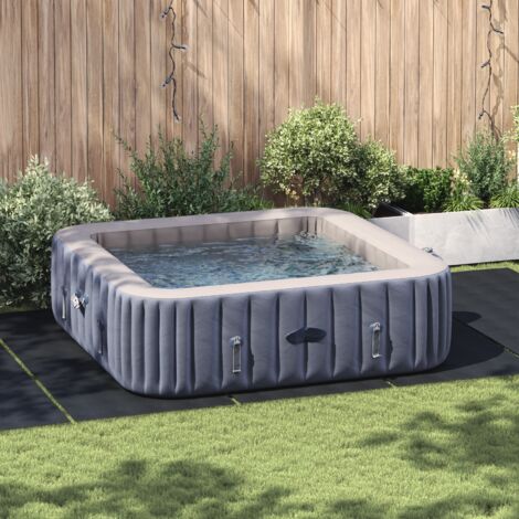 vidaXL  Pool Ground Sheet  Black 550 x 280 x 0.1 cm Non-woven Fabric