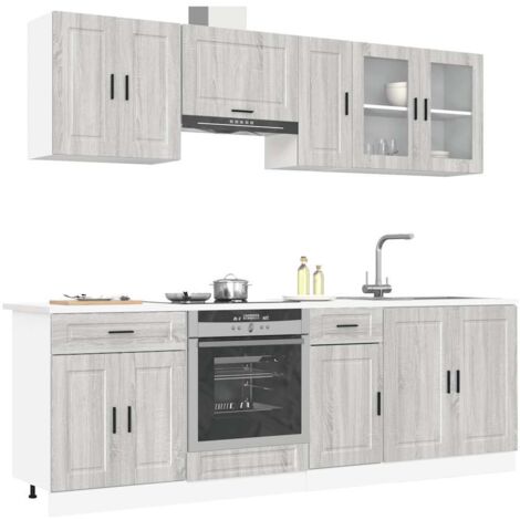 Ensemble d'armoires de cuisine 8 pcs Kalmar bois d'ingénierie vidaXL