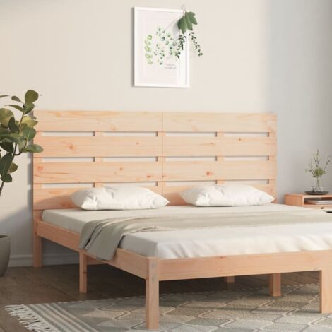 vidaXL Tête de lit 150x3x80 cm Bois massif de pin