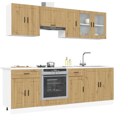 Ensemble d'armoires de cuisine 8 pcs Kalmar bois d'ingénierie vidaXL