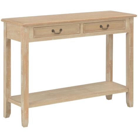 Table console 110x35x80 cm Bois vidaXL