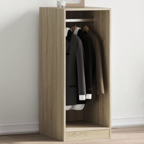 Vidaxl – Garde-robe chêne sonoma 48x41x102 cm – Bois d'ingénierie – Résistant à l'humidité – Design compact pour petits espaces