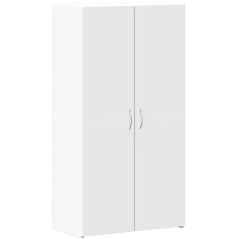 Armoire de classement blanc 60x32x115 cm bois d'ingénierie vidaXL
