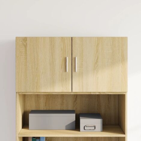 Armoire murale chêne sonoma 80x42,5x40 cm bois d'ingénierie vidaXL
