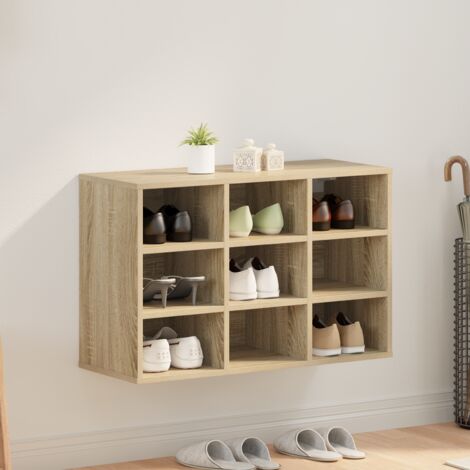 Cabinet à chaussures Chêne sonoma 77.5 x 30 x 51 cm vidaXL