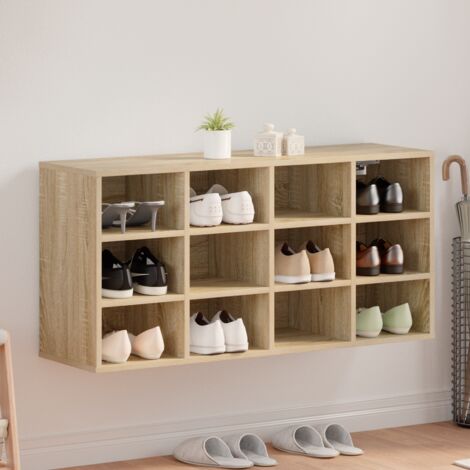 Cabinet à chaussures avec étagère Chêne sonoma 103 x 30 x 51 cm vidaXL