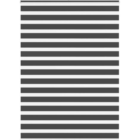vidaXL Store zèbre noir 160x230 cm largeur du tissu 155,9 cm polyester
