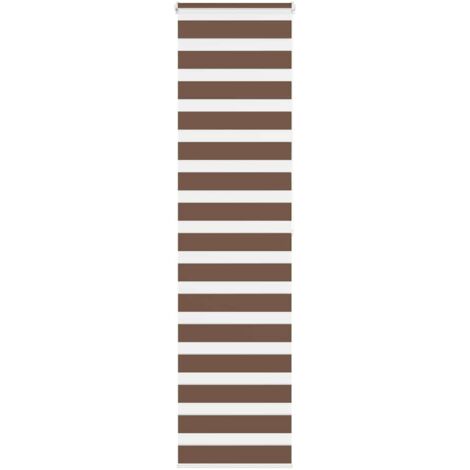 vidaXL Store zèbre marron 60x200 cm largeur du tissu 55,9 cm polyester