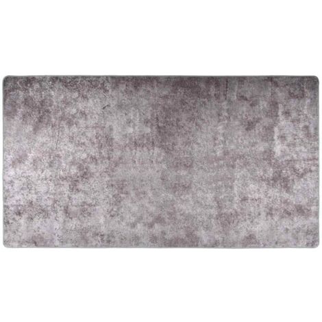 Tapis lavable antidérapant 190x300 cm Gris vidaXL218054