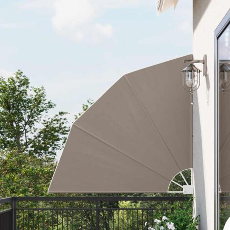 Vidaxl – Écran de confidentialité pour balcon 140 x 140 cm – Polyester résistant aux UV – Cadre en acier thermolaqué – Pliable et facile à ranger