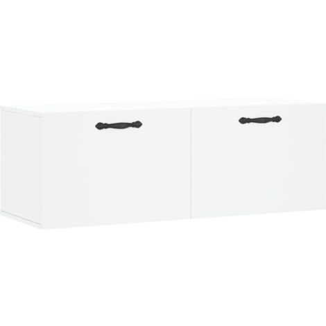 vidaXL Armoire murale blanc 100x36,5x35 cm bois d'ingénierie