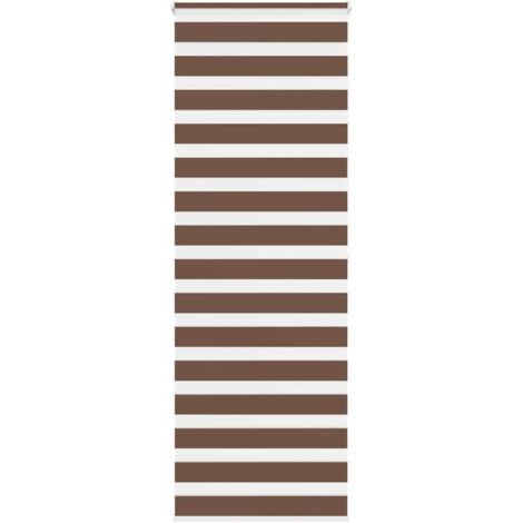 vidaXL Store zèbre marron 70x200 cm largeur du tissu 65,9 cm polyester