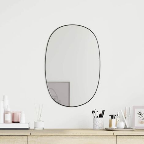 Miroir mural Noir 60x40 cm vidaXL