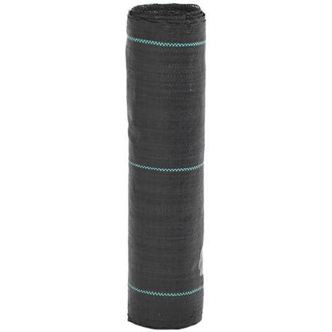vidaXL Membrane anti-mauvaises herbes noir 0,5x200 m PP (1/5)