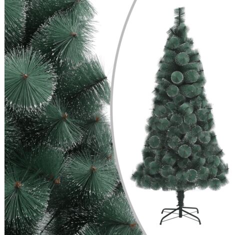 Vidaxl – Sapin de Noël artificiel vert 180 cm – Matériau PET – Support en acier pour stabilité – 250 pointes pour un aspect réaliste