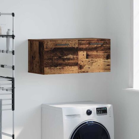 Meuble mural Bois ancien 80 x 36.5 x 35 cm Bois d'ingénierie vidaXL