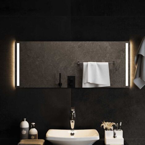 Miroir de salle de bain à LED 100x40 cm vidaXL182488