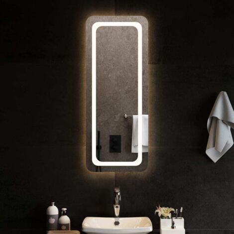 vidaXL Miroir de salle de bain à LED 40x100 cm