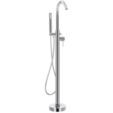 vidaXL Robinet de baignoire sur pied Acier inoxydable 118,5 cm (1/5)