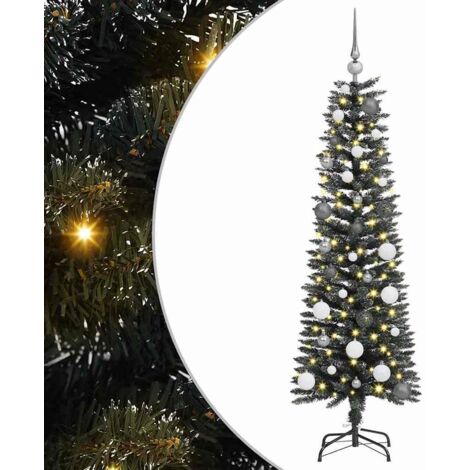 Sapin de Noël artificiel Vert 150 cm PVC, plastique et acier vidaXL (1/5)