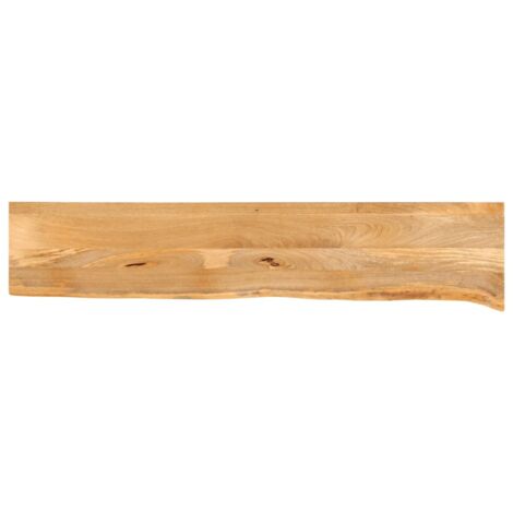 vidaXL Dessus de table à bord vivant 180x40x3,8cm bois massif manguier