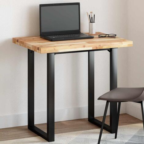 Dessus de table rectangulaire 80x60x4 cm bois massif d'acacia vidaXL