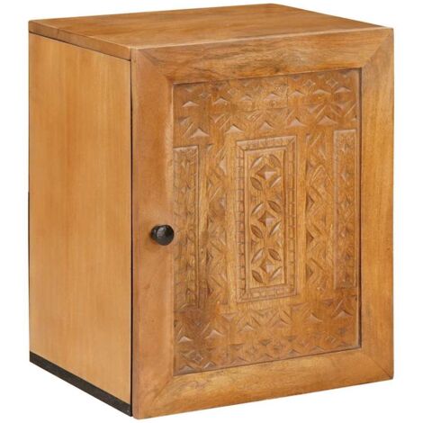 vidaXL Cabinet de salle de bain Marron Clair 38 x 33 x 48 cm (1/5)