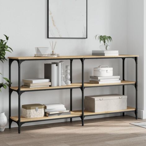 vidaXL Table console chêne sonoma 150x29x75 cm bois d'ingénierie