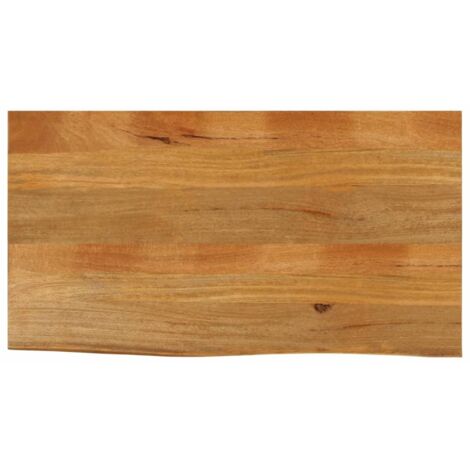vidaXL Dessus de table à bord vivant 120x60x2,5cm bois massif manguier (1/5)