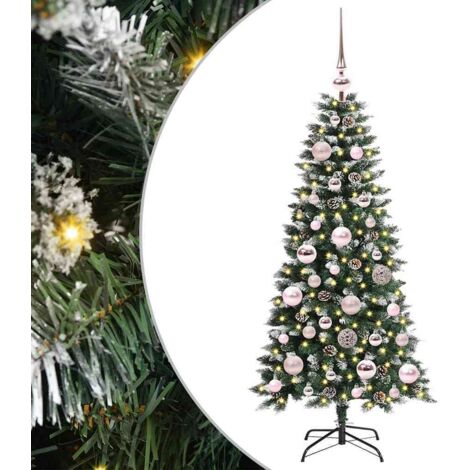 Sapin de Noël artificiel Vert 120 cm PVC, plastique et acier vidaXL