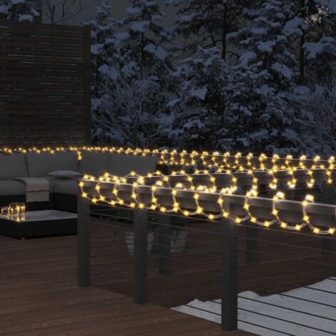 Cordon lumineux avec 1200 LED Blanc chaud 50 m PVC vidaXL (1/5)