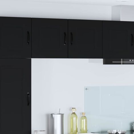 vidaXL Panneau de lave-vaisselle Kalmar Noir 40 x 31 x 40 cm