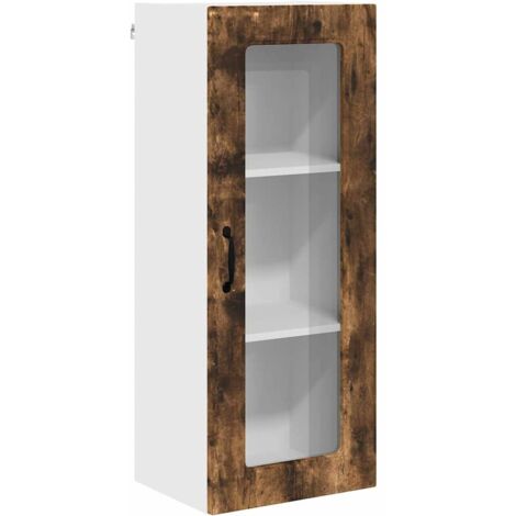 vidaXL Panneau de lave-vaisselle Kalmar Chêne fumé 40 x 31 x 100 cm