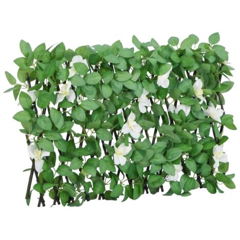 vidaXL Treillis de lierre artificiel extensible vert 180x30 cm (1/5)