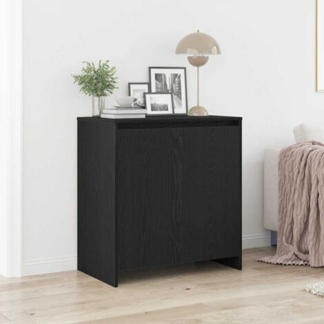 Buffet Chêne noir 70x41x75 cm Bois d'ingénierie vidaXL
