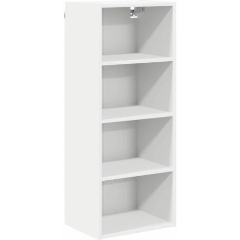 vidaXL Armoire suspendue Blanc 40 x 29,5 x 100 cm Bois d'ingénierie (1/5)