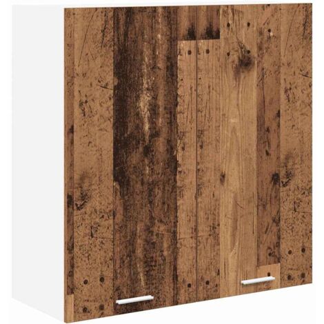 vidaXL Armoire suspendue Bois ancien 80 x 31 x 80 cm Bois d'ingénierie (1/5)