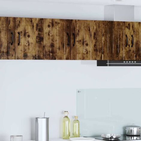 vidaXL Meuble mural LUCCA Chêne fumé 30 x 31 x 40 cm Bois d'ingénierie