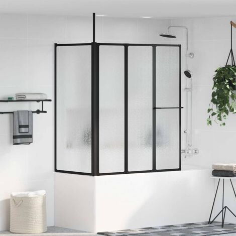 Paroi de douche Autre Noir 120 x 70 x 137 cm Aluminium vidaXL (1/5)
