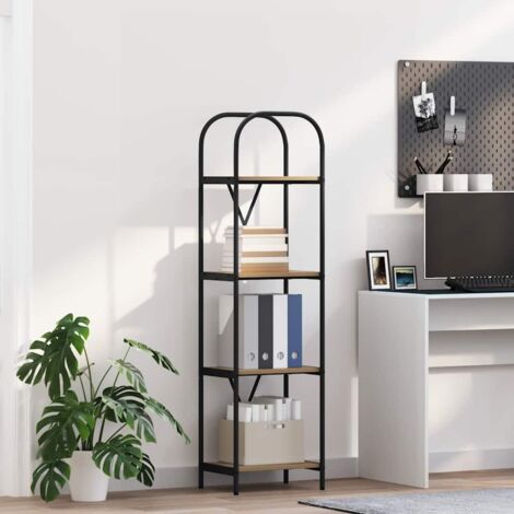 vidaXL Étagère Chêne artisanal 40 x 30 x 146 cm Bois d'ingénierie (1/5)
