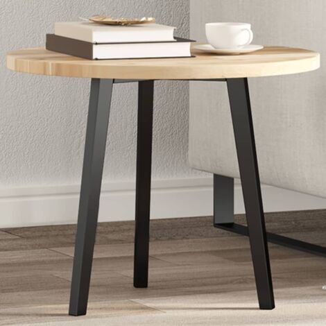 Vidaxl – Dessus de table rond 50 cm – Bois massif d'acacia non traité – Épaisseur 2 cm – Surface lisse pour nettoyage facile (1/5)